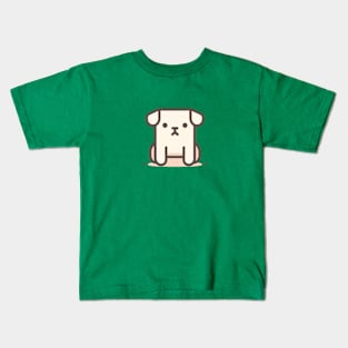 Cute dog minimal pastel Kids T-Shirt